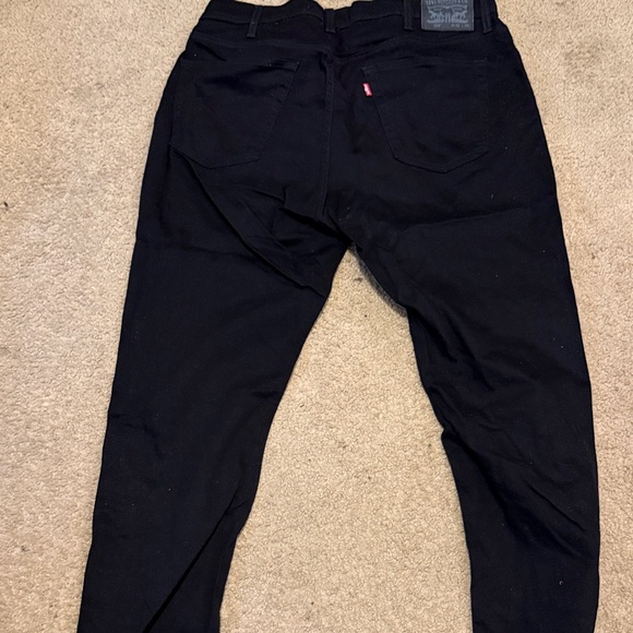 Levi's 559 Men's Relaxed Straight Black Jeans 40x30 - Picture 2 of 4